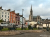 Cork Cathedral colour houses in downtown